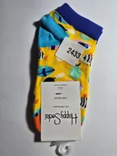 Skarpetki męskie - Kolorowe skarpety Happy Socks stopki unisex rozmiar 36-40 (2433) - miniaturka - grafika 1