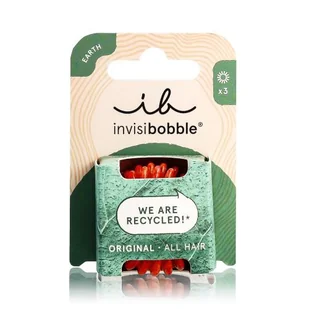 Invisibobble Earth Original Gumka do włosów 3 szt Odcień Save It Or Waste It - Ozdoby do włosów - miniaturka - grafika 1