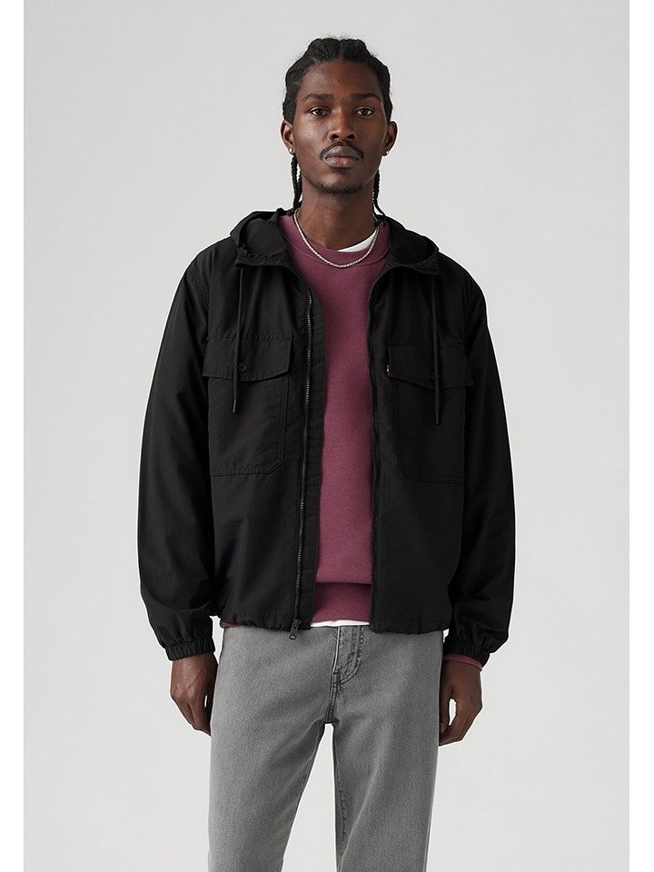 Levi's Kurtka przejściowa w kolorze czarnym