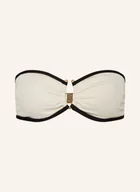 Stroje kąpielowe - Seafolly Góra Od Bikini Bandeau Beach Bond weiss - miniaturka - grafika 1