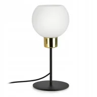 Lampy stojące - Lampka Nocna Stołowa Dekoracyjna Szklana Kula Led - miniaturka - grafika 1