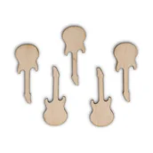 Scrapbooking - EKO-DECO, scrapki gitara, 5 sztuk - miniaturka - grafika 1