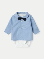 Body dla niemowląt - NAME IT Body dziecięce 13222835 Błękitny Regular Fit - miniaturka - grafika 1