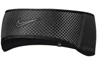 Ozdoby do włosów - Nike Running Men Headband N1001605-082, Mężczyzna, Opaska na głowę, Czarny - miniaturka - grafika 1