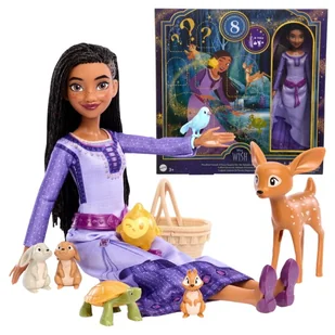 Disney Wish Życzenie Asha Leśne Zwierzęta Z Rosas Zestaw Z Lalką - Lalki dla dziewczynek - miniaturka - grafika 1