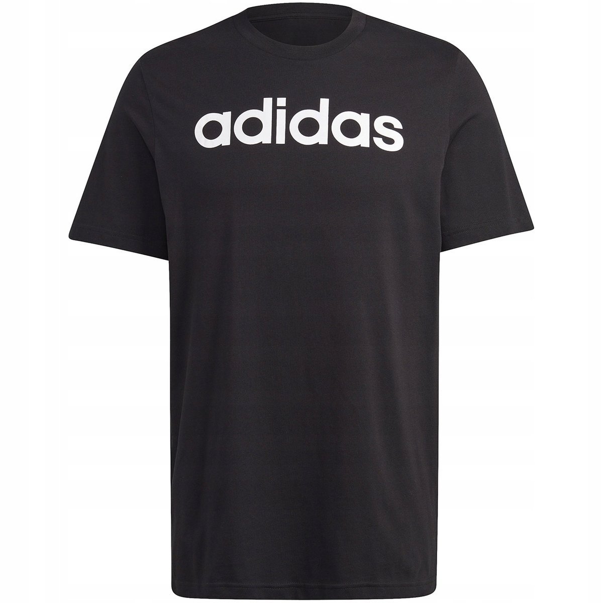 Koszulka męska adidas Essentials Single Jersey Linear Embroidered Logo Tee