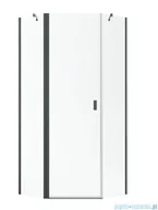 Kabiny prysznicowe - Radaway Nes Brushed GunMetal Ptj kabina pięciokątna 80x100cm lewa szczotkowany grafit 10052000-92-01L/10052400-92-01 - miniaturka - grafika 1