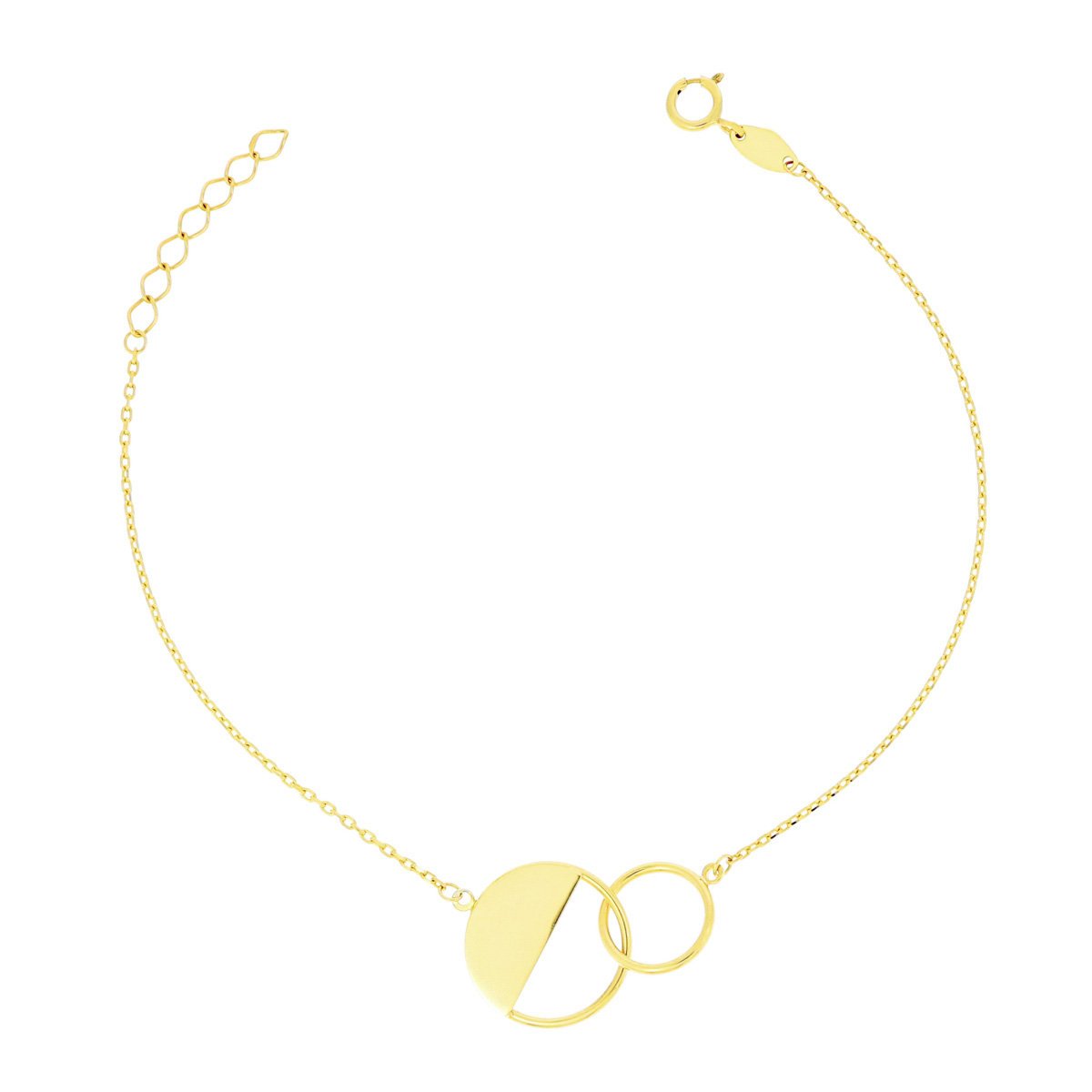 ZŁOTA BRANSOLETKA Z KÓŁKAMI pr.333