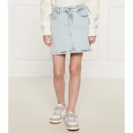 Sukienki i spódniczki dla dziewczynek - Calvin Klein Jeans Jeansowa spódnica - miniaturka - grafika 1
