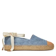 Espadryle damskie - Espadryle Tory Burch 167994 Niebieski - miniaturka - grafika 1
