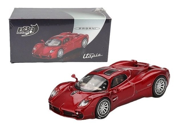 Tarmac Works Pagani Utopia 2023 Dubai Red 1:64 Die6431
