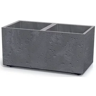Donica PROSPERPLAST Sierra Square Beton Effect DSI800E Marengo - Donice - miniaturka - grafika 1