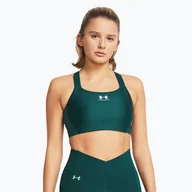 Bielizna sportowa damska - Biustonosz fitness Under Armour HG Armour High hydro teal/white - miniaturka - grafika 1