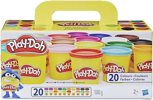 Hasbro Play-Doh Zestaw kolorowych tub - Pozostałe akcesoria dla plastyków - miniaturka - grafika 1