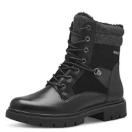 Kozaki damskie - Tamaris Comfort damskie sznurowanie z podszewką i modne kozaki Tex, czarne, 42 EU, czarny, 42 EU - miniaturka - grafika 1