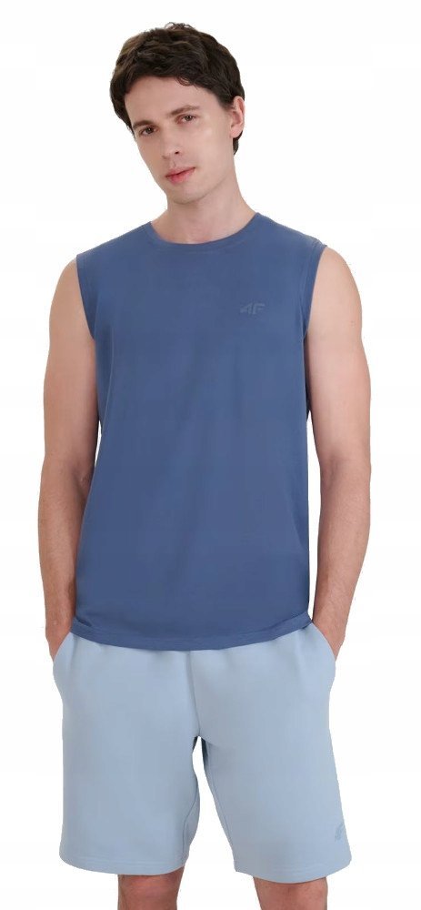 Męska koszulka SLEM125 DENIM 32S XL