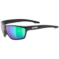 Okulary przeciwsłoneczne - Okulary sportowe Uvex Sportstyle 706 CV Kolor: czarny/zielony - miniaturka - grafika 1
