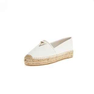 Damskie espadryle GUESS JOLANDY FLJLNDLEA14-WHITE – Biały - Espadryle damskie - miniaturka - grafika 1