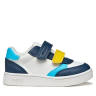 Buty dla chłopców - Sneakersy Geox B Eclyper Boy B555LA 000BC CB41Z Biały - miniaturka - grafika 1