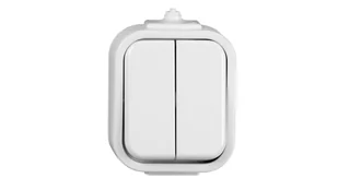 Timex elektro BURSZTYN Łącznik świecznikowy n/t IP44 biały WNT-2B WNT-2B BI - Wyłączniki światła i elektryczne - miniaturka - grafika 1