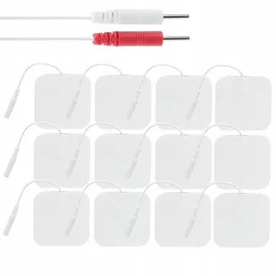 12X Elektroda Elektrody Pady Żelowe Tens/Ems - Akcesoria do rehabilitacji - miniaturka - grafika 1