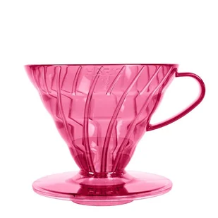 Plastikowy Drip Hario V60-02 Flamingo Pink - Różowy - Zaparzacze i kawiarki - miniaturka - grafika 1