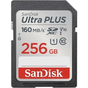 SANDISK Ultra Plus SDXC 256GB SDSDUNC-256G-GN6IN - Karty pamięci - miniaturka - grafika 1