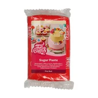 Dodatki do ciast w proszku - Masa cukrowa, fondant CZERWONY - Fire Red FunCakes, 250 g - miniaturka - grafika 1