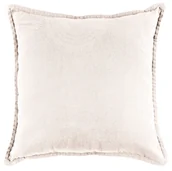 Poduszki dekoracyjne - Poduszka Stonewash 45x45cm ecru - miniaturka - grafika 1