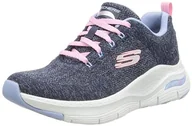 Sneakersy damskie - Skechers Skechers Air Court damskie sneakersy, czarny, 42.5 EU - miniaturka - grafika 1