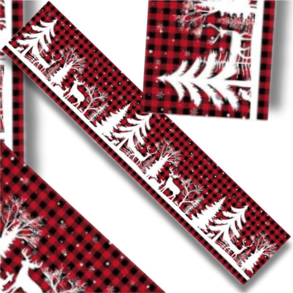 Bordowy bieżnik na świąteczny stół