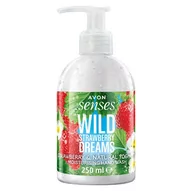 Mydła - Avon Senses Wild Strawberry Dreams mydło do rąk w płynie o zapachu truskawek 250 ml - miniaturka - grafika 1