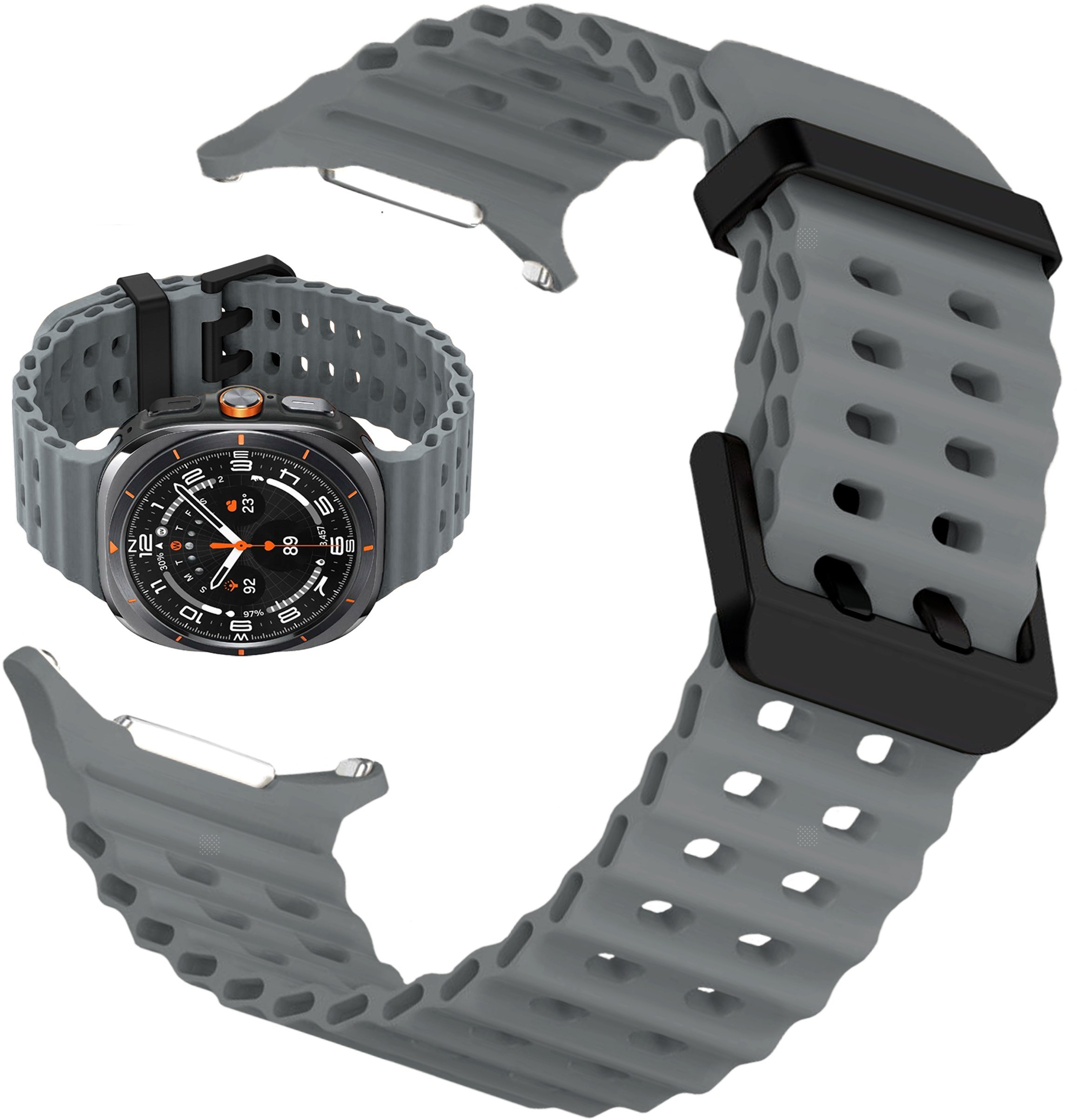 ChronSmarta Pasek ChronSmarta do smartwatch'a Samsung Galaxy Watch Ultra 47mm Szary