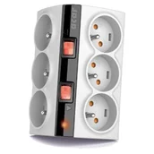 Listwy zasilające - Acar Listwa zasilająca SMART (6)3 m czarna SMART-3M-CZARNY (ACAR SMART-3M-CZARNY) - miniaturka - grafika 1