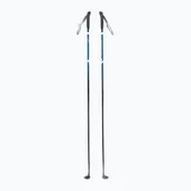 Kijki narciarskie - Kije do nart biegowych Salomon Escape Alu czarno-niebieskie L47024700  160 cm - miniaturka - grafika 1