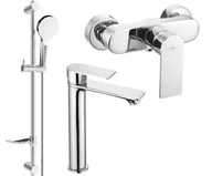 Zestawy prysznicowe - Mexen Royo DF05 zestaw prysznicowy, chrom - 72214DF05-00 - miniaturka - grafika 1