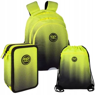 Coolpack Zestaw Gradient Lemon Plecak Jerry Worek Vert Piórnik Z Wyposażeniem Jumper 3 - Szkolne artykuły papiernicze - miniaturka - grafika 1