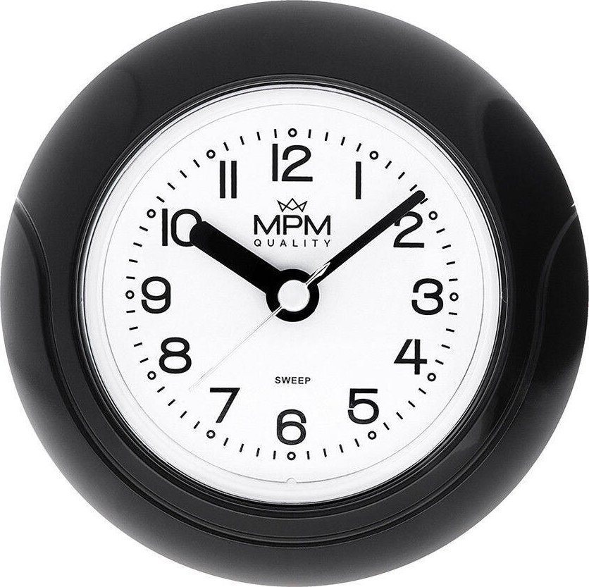 MPM Zegar ścienny Łazienkowy Wodoszczelny 13,5 cm MPM E01.2526.90 .