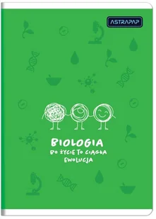 Zeszyt tematyczny ASTRAPAP A5 60k kratka BIOLOGIA 102025001 - Zeszyty szkolne - miniaturka - grafika 1