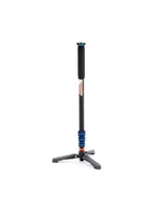 Akcesoria fotograficzne - Monopod 3 Legged Thing Trent 2.0 Blue z podstawką Docz2 - miniaturka - grafika 1