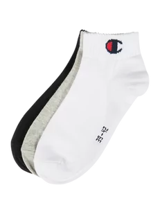 Skarpety z detalem z logo, w zestawie 3 szt., model „Quarter Sock” - Skarpetki męskie - miniaturka - grafika 1