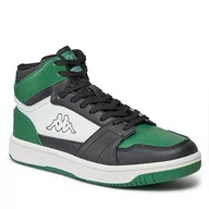 Półbuty męskie - Sneakersy Kappa 361G12W Green Md/Black/White A07 - miniaturka - grafika 1