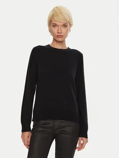 Tommy Hilfiger Sweter WW0WW43202 Czarny Regular Fit - Swetry damskie - miniaturka - grafika 1