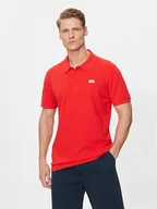 Koszulki męskie - Helly Hansen Polo Transat Polo 33980 Czerwony Regular Fit - miniaturka - grafika 1