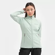 Bluzy sportowe damskie - Damska bluza techniczna MARMOT Wm's Leconte Fleece Jacket - zielona - miniaturka - grafika 1