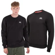 Odzież taktyczna i umundurowanie - Bluza Alpha Industries Small Logo Basic 188307 03 - Czarna - miniaturka - grafika 1