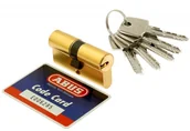 Zamki i wkładki - Wkładka bębenkowa Abus D10MM 40/40 mosiądz kl 5.2 - miniaturka - grafika 1