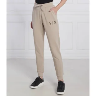 Armani Exchange Spodnie dresowe | Regular Fit - Dresy damskie - miniaturka - grafika 1