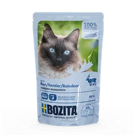 Mokra karma dla kotów - Bozita Kawałki w sosie z reniferem saszetka) 85g 42358-uniw - miniaturka - grafika 1