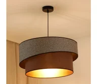 Lampy sufitowe - Brilagi - Żyrandol na lince VEGAS SHINE 1xE27/15W/230V śr. 50 cm szary/brązowy - miniaturka - grafika 1